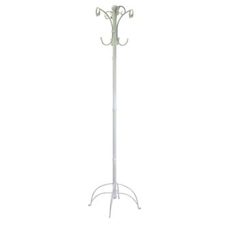 Vacchetti Vacchetti - Perchero De Metal Blanco Con Forma De Poste, 45 Cm De Di&aacute;metro Y 180 Cm De Altura