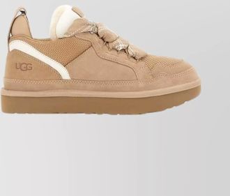UGG leather low-top sneakers