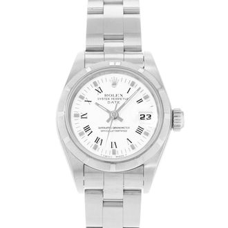 Rolex Pre-owned Rolex Oyster Perpetual 26 Automatic White Dial Ladies Watch 69190 WRO