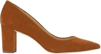 Ralph Lauren Met hak leer bruin - Dames - Pumps - Bruin - 36 EU - Leer - Schoenen