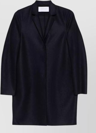 Harris Wharf London wool coat long sleeves notched lapels