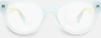 Off-white Mens Off Style 57 Sun - Blue - Size: ONE size