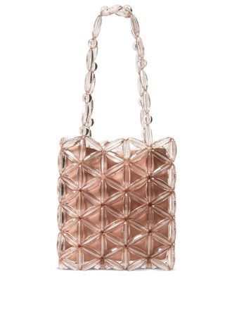 0711 Mia tote bag - women - Polyester/Acrylic/Brass - OS - Neutrals