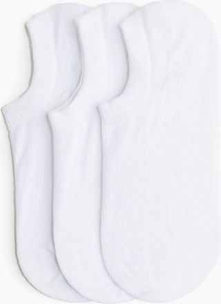 H&M 3er-Pack Sneakersocken - Weiss