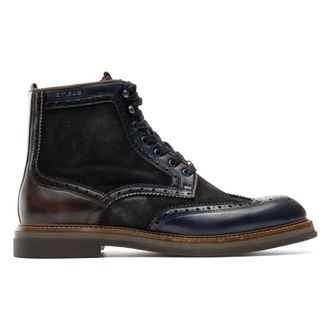 Ambitious BTR Brogue Laarsjes - unisex - Schoenen - Blauw - Maat: 39 EU Leer