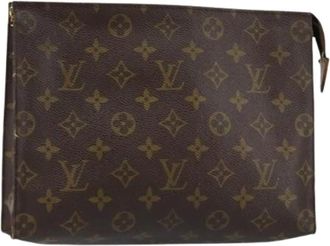 Louis Vuitton Pre-owned Clutches, female, Brown, Size: ONE SIZE Pre-owned Vintage Canvas Clutch