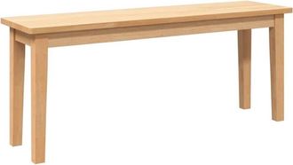 vidaXL Vidaxl - Banco 110 Cm Madera Maciza Caucho