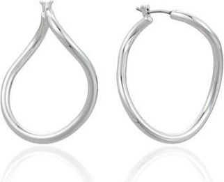 Ettika Thin Strand Hoop Earrings in Silver at Nordstrom Rack