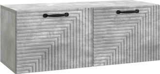 vidaXL Mueble Para Tv De Pared Gris Hormig&oacute;n 78,5 X 31 X 30 Cm Vidaxl