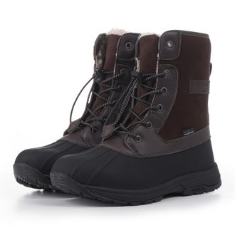 Luhta Winterboots LUHTA TUTTU MS, Damen, Gr. 36, braun, Synthetik, Textil, Schuhe Winterboots, wasserdicht, gef&uuml;ttert, mit Gummilaufsohle, mit Schnellversch