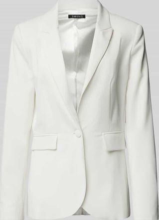 Swing Blazer mit Reverskragen in Offwhite, Gr&ouml;&szlig;e 38