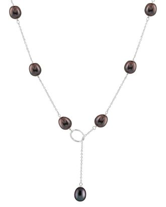 Splendid Pearls Rhodium Plated 8-9Mm Freshwater Pearl Pendant