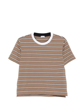Brunello Cucinelli Brunello Cucinelli Striped Cotton T Shirt