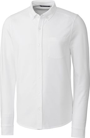 Cutter & Buck Mens Reach Oxford Button Front Shirt