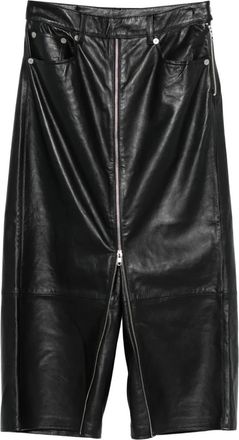 R13 Pantaloni con zip - Nero