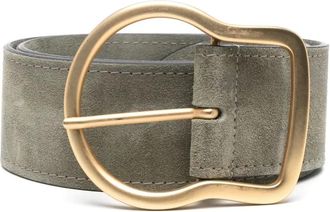 Dorothee Schumacher Cintura in suede cerato - Verde