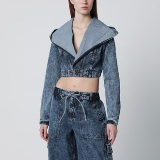Alaia Denim hooded jacket