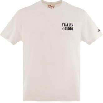 MC2 Saint Barth T Shirt With Print On Chest And Back