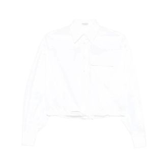 Brunello Cucinelli Dames, Blouses & Shirts, Wit, Maat: S Katoen