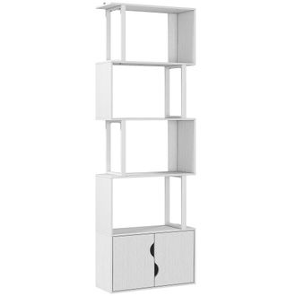 HOMCOM Librer&iacute;a 60x23.8x179.2 cm blanco