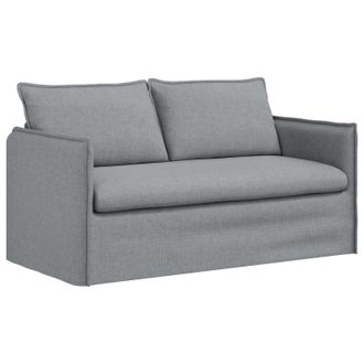 vidaXL Sof&aacute; Gris Claro 156 X 82 X 85 Cm Tela Vidaxl