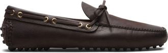 Car Shoe Soft Antique leather boat shoes - men - Goat Skin/Goat Skin/Calf Leather/Rubber - 7.5 - Brown