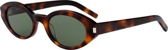 Saint Laurent Womens Sunglasses Sl567 Havana-Green Acetate Havana-Havana-Green Havana/havana/green