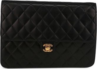 Chanel 2002 Timeless shoulder bag - women - Lamb Skin - One Size - Black