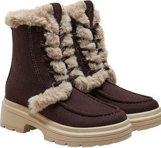 Vivaia Faux Fur Water-Repellent Lightweight Warm Boots in Dark Chocolate at Nordstrom, Size 6.5