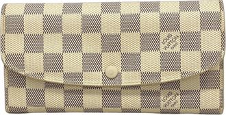 Louis Vuitton White Long Wallet (Bi-Fold) (Pre-Owned)