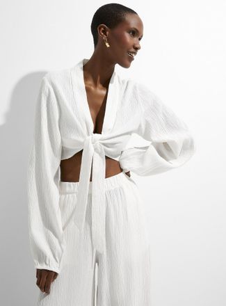 Simons Puff-sleeve shrug