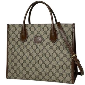 Gucci Bolso Tote Pre-owned Vintage - Pre-owned - Mujer - Marr&oacute;n - ONE SIZE