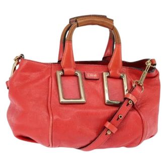 Chlo&eacute; Pre-owned Handbags, female, Red, Size: ONE SIZE Pre-owned Hand Bag