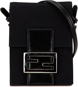 Fendi Pre-owned Fendi Mini Nylon FF Lock Crossbody Ladies 0V753GA2617TMRTX