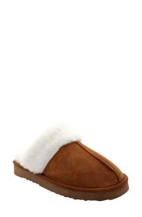 Volatile Fluff Faux Shearling Slipper in Tan at Nordstrom, Size 8