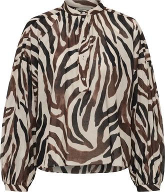 Inwear Rosalieiw Blouse - Dames - Overhemden - Veelkleurig - S - Katoen - Overhemden