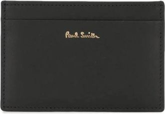 Paul Smith Zwarte Beauty Riga Portemonnees - Heren - Portefeuilles - Zwart - ONE Size - Accessoires