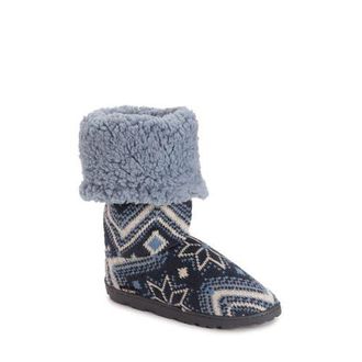 Muk Luks Tabbi Toggle Slipper Boot in Twilight at Nordstrom, Size Medium