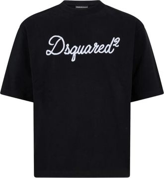 Dsquared2 T-shirt - Heren - T-shirts - Zwart - L - Tops