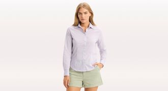 Dockers Signature Shirt with Stain Defender, Slim Fit