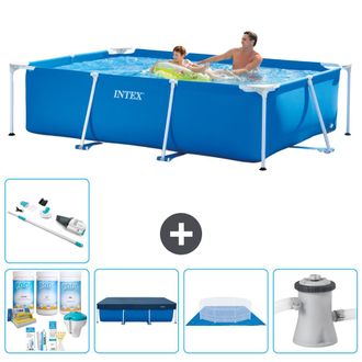 Intex Piscina Con Estructura Rectangular - 260x160x65 Cm - 7-piezas S21116