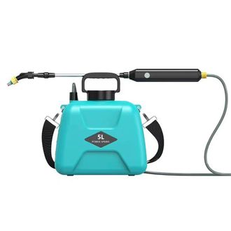 OEM Pulverizador El&eacute;ctrico Port&aacute;til Multifuncional De 5 Litros Para Jard&iacute;n, Riego Atomizado Y Manguera Telesc&oacute;pica Con 3 Boquillas