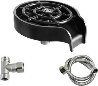 OEM Enjuagadora De Vidrio, Kit De Limpieza R&aacute;pida Con Hidrojet, Enjuagadora De 5 Chorros