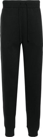 Polo Ralph Lauren Casual Zwarte Katoen Polyester Broek - Heren - Sweatpants - Zwart - L - Katoen - Broeken