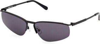 GCDS GD0071 02A Mens Sunglasses Black Size 60