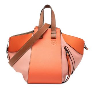 Loewe Pre-owned LOEWE Small Tricolor Soft Grained Calfskin Hammock Bag Ladies RHGF48MPDRAJFRQS
