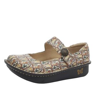 Alegria Womens Paloma I Love You Mucha Mary Jane Shoe Clog In Multi