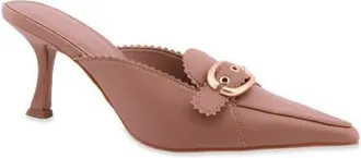 Shushop Natasha Pointed Toe Mule in Nude at Nordstrom, Size 7.5