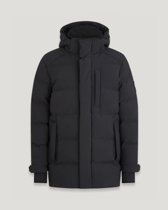 Belstaff Chaqueta Pendulum Para Hombre Plum&oacute;n El&aacute;stico De Tres Capas Negro 44