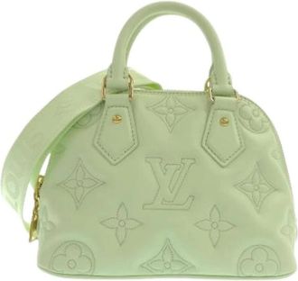 Louis Vuitton Pre-owned Mini Bag - Dames - Vintage Mini Tas - Groen - ONE Size - Leer - Vintage